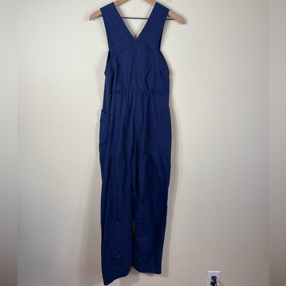 Daily Practice by Anthropologie Zip-Front Jumpsuit in Navy Size Small - Picture 10 of 10